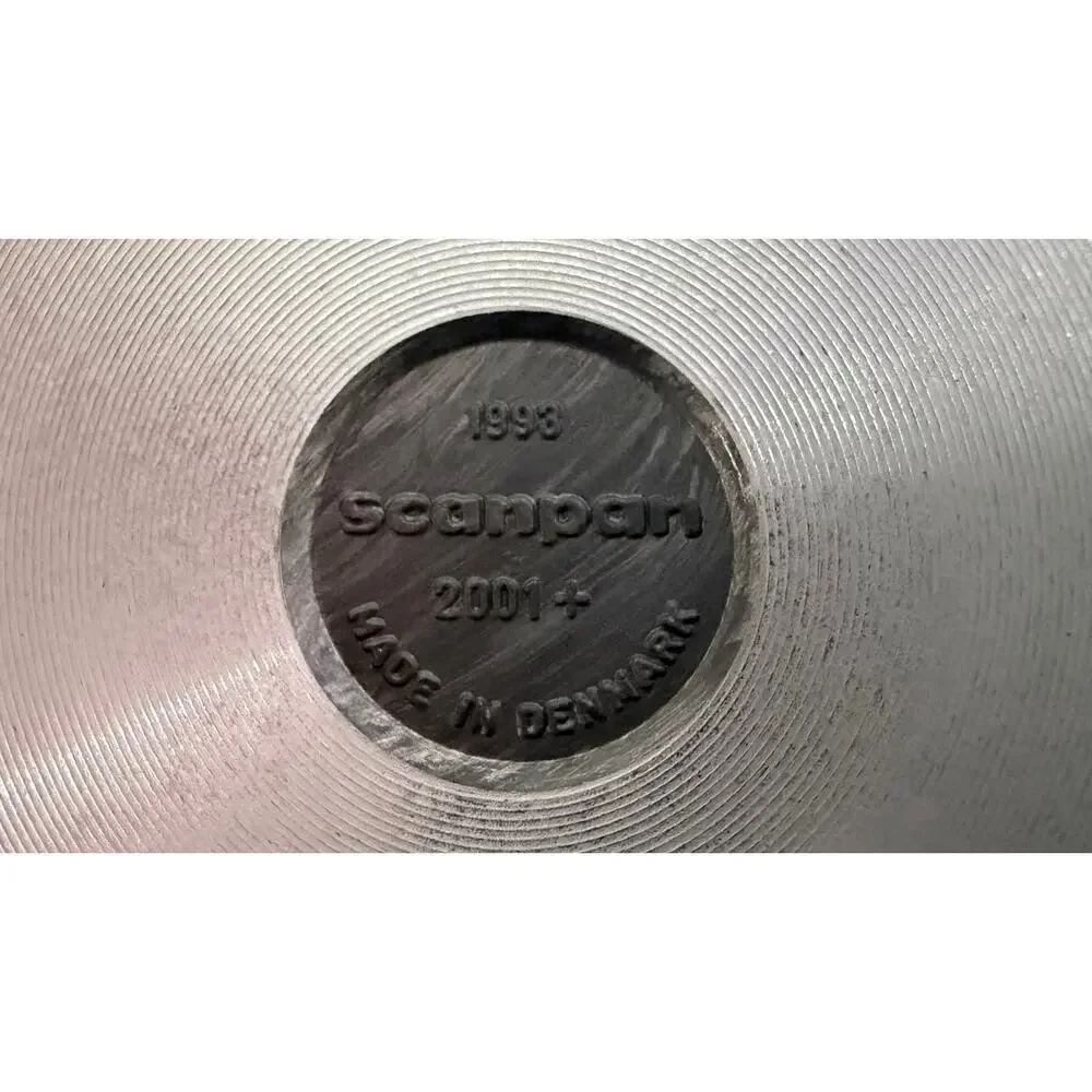 VTG Scanpan 2001+ Covered Low Dutch Oven 5 1/2 Quart Titanium Non-Stick Denmark